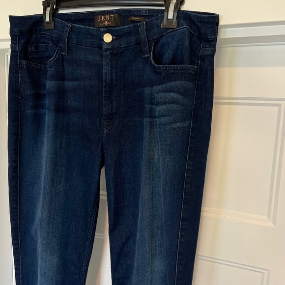 Jen7 by 7 For All Mankind Size 12x29 Dark Wash Skinny Jeans - Picture 6 of 7